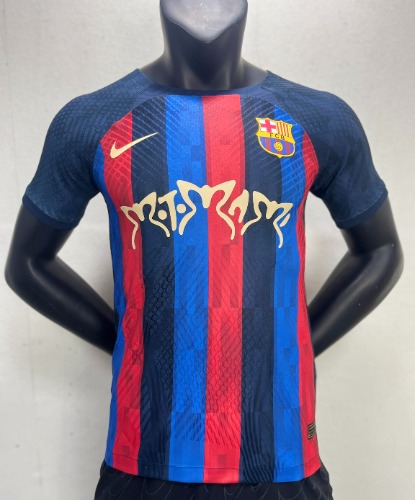 23-24 바르셀로나 어쎈틱 플레이어버전 리미티드 에디션 유니폼 상의 마킹 포함 무료 배송