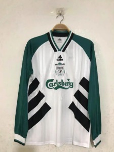 93-95 리버풀 Liverpool 레트로 유니폼 상의 마킹 포함 무료 배송