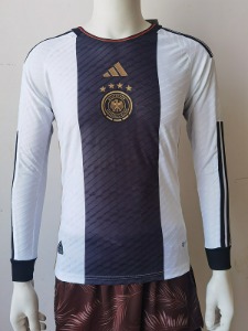 2022 독일 국가대표 어쎈틱 플레이어 버전 home 긴팔 유니폼 상의 마킹 포함 무료 배송