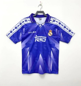 1996-97 레알마드리드 레트로 유니폼 상의 마킹 포함 무료 배송