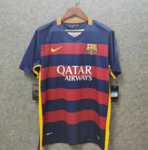 15-16 바르셀로나 레트로 유니폼 상의 마킹 포함 무료 배송