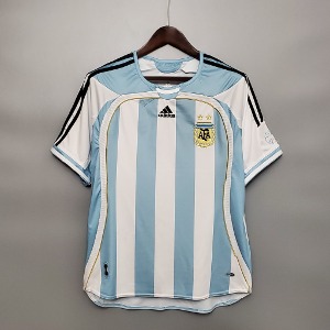 2006 아르헨티나 국가 대표 유니폼 상의 마킹 포함 무료 배송