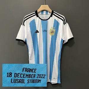 2022 아르헨티나 월드컵 결승전 유니폼 상의 마킹 포함 무료 배송