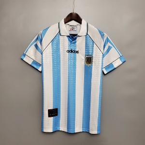 96-97 아르헨티나 국가 대표 유니폼 상의 마킹 포함 무료 배송