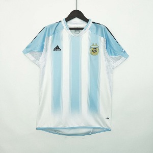 2005 아르헨티나 국가 대표 유니폼 상의 마킹 포함 무료 배송