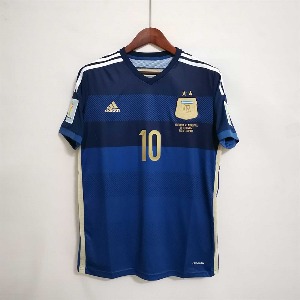 2014 아르헨티나 국가 대표 2014 World Cup Final 유니폼 상의 마킹 포함 무료 배송