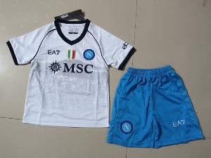 23 나폴리 Away 유아동 유니폼 상하의 마킹 포함 무료 배송