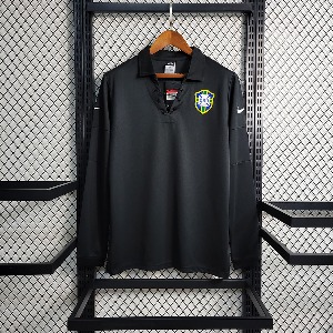 2004년 브라질 국가대표 FIFA 100주년 레트로 긴팔 유니폼 상의 마킹 포함 무료 배송