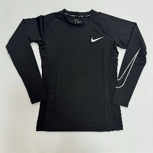 24-25 Nike 레플리카 블랙 and 화이트 긴팔 t-shirt 상의 무료 배송