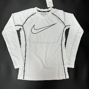 24-25 Nike 레플리카 긴팔 블랙 and 화이트 t-shirt 상의 무료 배송