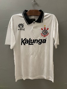 1994 SC 코린치앙스 파울리스타 레트로 유니폼 상의 마킹 포함 무료 배송