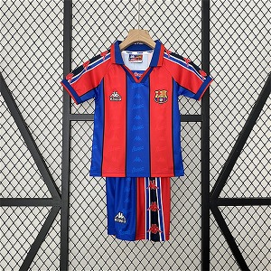 95-97 바르셀로나 Home 유아동 유니폼 상하의 마킹 포함 무료 배송
